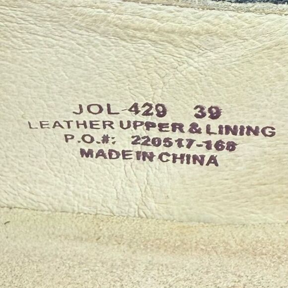 Alegria JOLEEN Black Tooled Floral Leather Slip On Adjustable Strap Support Clog - Picture 16 of 16